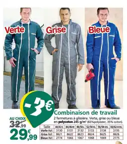 Provence Outillage Combinaison de travail offre