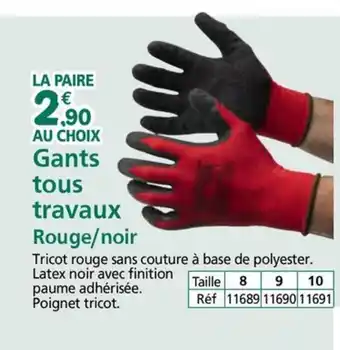 Provence Outillage Gants tous travaux offre