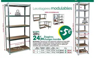 Provence Outillage Étagères charges lourdes offre