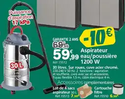 Provence Outillage Aspirateur eau/poussière offre