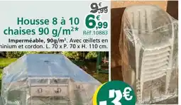 Provence Outillage Housse chaises offre