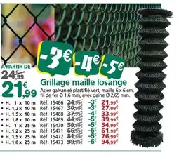 Provence Outillage Grillage maille losange offre