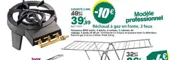Provence Outillage Réchaud à gaz en fonte, 3 feux offre
