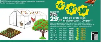Provence Outillage Filet de protection multifonction offre