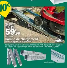 Provence Outillage Rampe de chargement offre