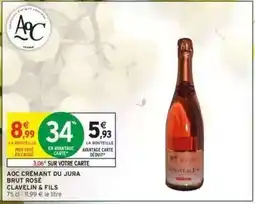 Intermarché AOC CRÉMANT DU JURA BRUT ROSÉ offre