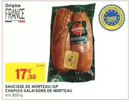Intermarché Saucisse de Morteau IGP offre