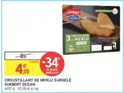 Intermarché CROUSTILLANT DE MERLU SURGELÉ GIMBERT OCEAN offre