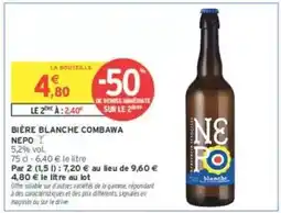 Intermarché BIÈRE BLANCHE COMBAWA NEPO offre