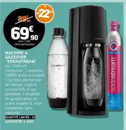 E.Leclerc MACHINE A GAZEIFIER “SODASTREAM” offre