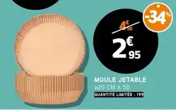 E.Leclerc MOULE JETABLE offre