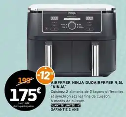 E.Leclerc AIRFRYER NINJA DUOAIRFRYER 9,5L “NINJA” offre