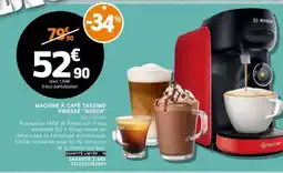 E.Leclerc MACHINE À CAFÉ TASSIMO FINESSE 'BOSCH' offre