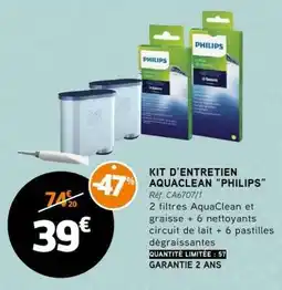 E.Leclerc KIT D’ENTRETIEN AQUACLEAN “PHILIPS” offre