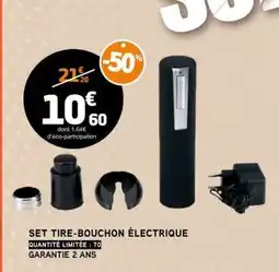 E.Leclerc SET TIRE-BOUCHON ÉLECTRIQUE offre