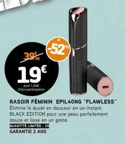 E.Leclerc RASOIR FÉMININ EPIL4ONG “FLAWLESS” offre