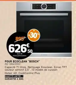 E.Leclerc FOUR ECOCLEAN “BOSCH” offre