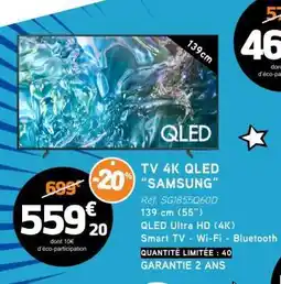 E.Leclerc TV 4K QLED “SAMSUNG” offre