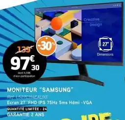 E.Leclerc MONITEUR SAMSUNG offre