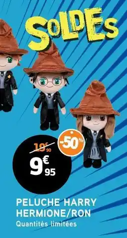 E.Leclerc PELUCHE HARRY HERMIONE/RON offre