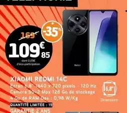 E.Leclerc Xiaomi Redmi 14C offre