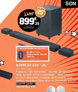 E.Leclerc BARRE DE SON “JBL” offre