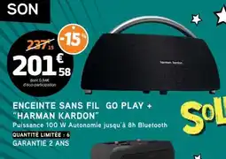 E.Leclerc ENCEINTE SANS FIL GO PLAY + “HARMAN KARDON” offre
