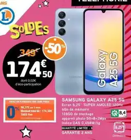 E.Leclerc Samsung Galaxy A25 5G offre