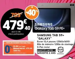 E.Leclerc Samsung Galaxy Tab S9 FE+ offre