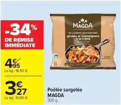 Carrefour Drive Poêlée surgelée offre
