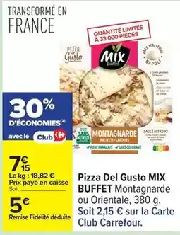 Carrefour Mix - pizza del gusto offre