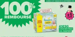 Carrefour Pampers - couches pack xxl offre