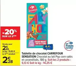 Carrefour Carrefour - tablette de chocolat offre