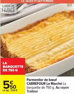 Carrefour Carrefour - parmentier de boeuf offre