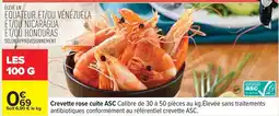 Carrefour Aqua - crevette rose cuite asc offre
