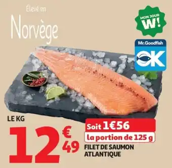 Auchan Supermarché Filet de saumon atlantique offre
