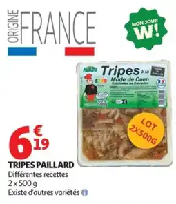 Auchan Supermarché Tripes paillard offre