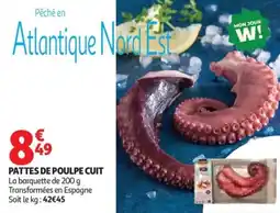 Auchan Supermarché Pattes de poulpe cuit offre