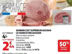 Auchan Supermarché Jambon cuit supérieur auchan le charcutier auchan offre