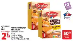 Auchan Supermarché Crousty chicken le gaulois offre
