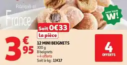Auchan Supermarché 12 mini beignets offre
