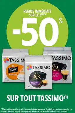 Intermarché Contact Sur tout tassimo offre