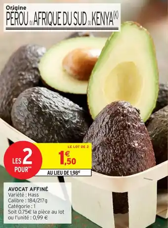 Intermarché Contact Avocat affiné offre