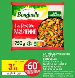 Intermarché Contact La poêlée parisienne surgelée bonduelle offre
