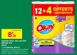Intermarché Contact Essuie-tout collector décor x12 okay offre