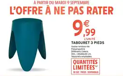 Intermarché Contact Tabouret 3 pieds offre