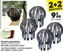 Shopix Paniers gouttières offre