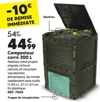 Shopix Composteur carré offre