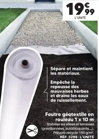 Shopix Feutre géotextile en offre