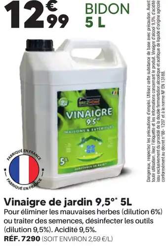 Shopix Vinaigre de jardin 9,5 offre